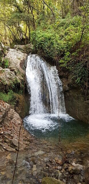 Waterfall on the Amalfi Coast