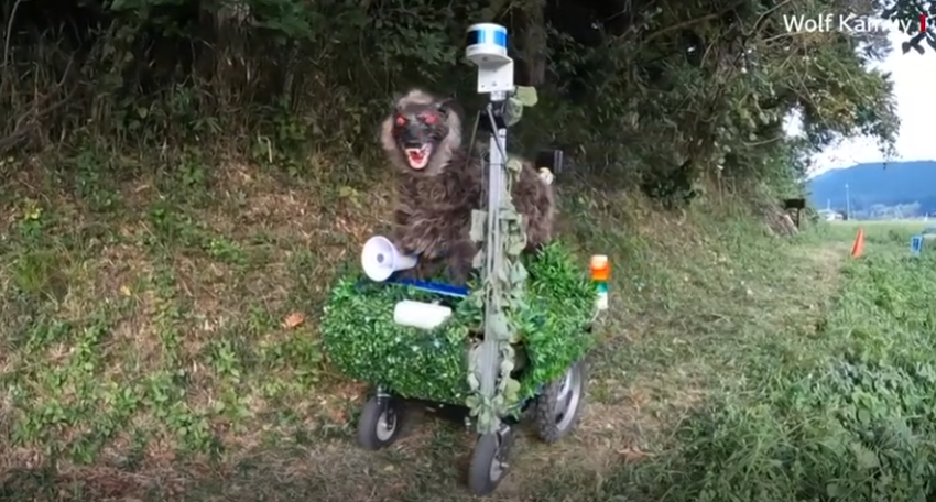 Monster Wolf: robotic wolves scare bears away in Japan. Photo