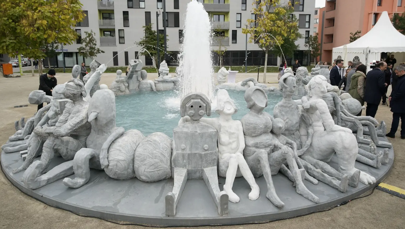 A fountain with bizarre figures was opened in Vienna for 1.8 million euros: photos