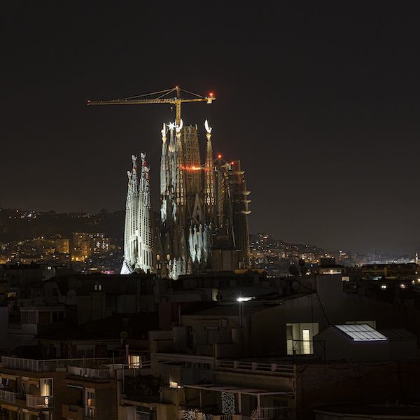 Four towers of the legendary Sagrada Familia cathedral were completed in Barcelona after 140 years. Photo