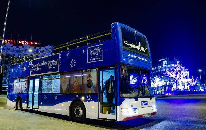 The most popular Naviluz Christmas buses return to Madrid: How much do they cost