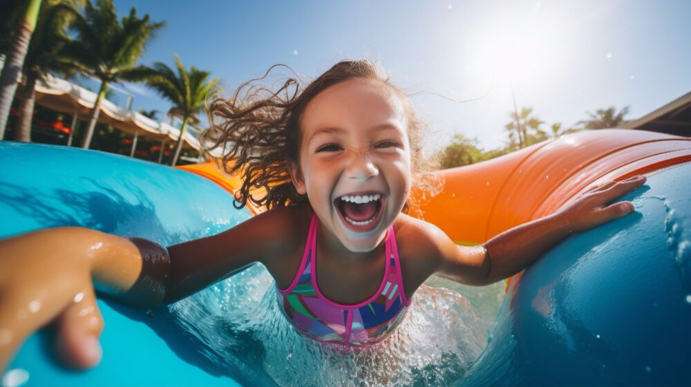 Water fun at the best resorts with water parks in America