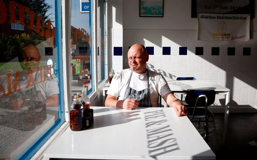 Former plumber opens pie and mash shop in London that has become popular with tourists