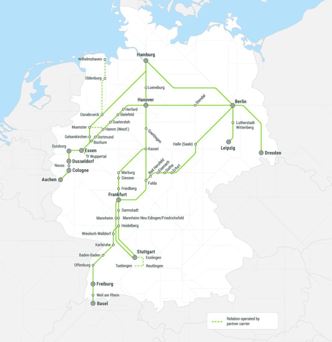 The German railway company is giving away train tickets for 2.24 euros