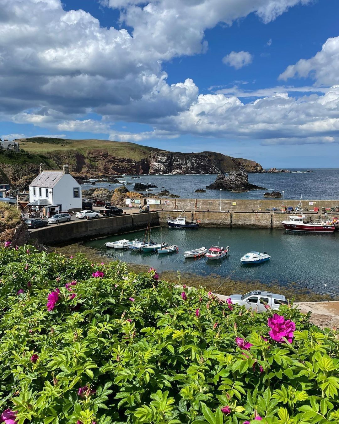 A walk along the coast of Berwickshire. Bright impressions and interesting landmarks from Scotland to England