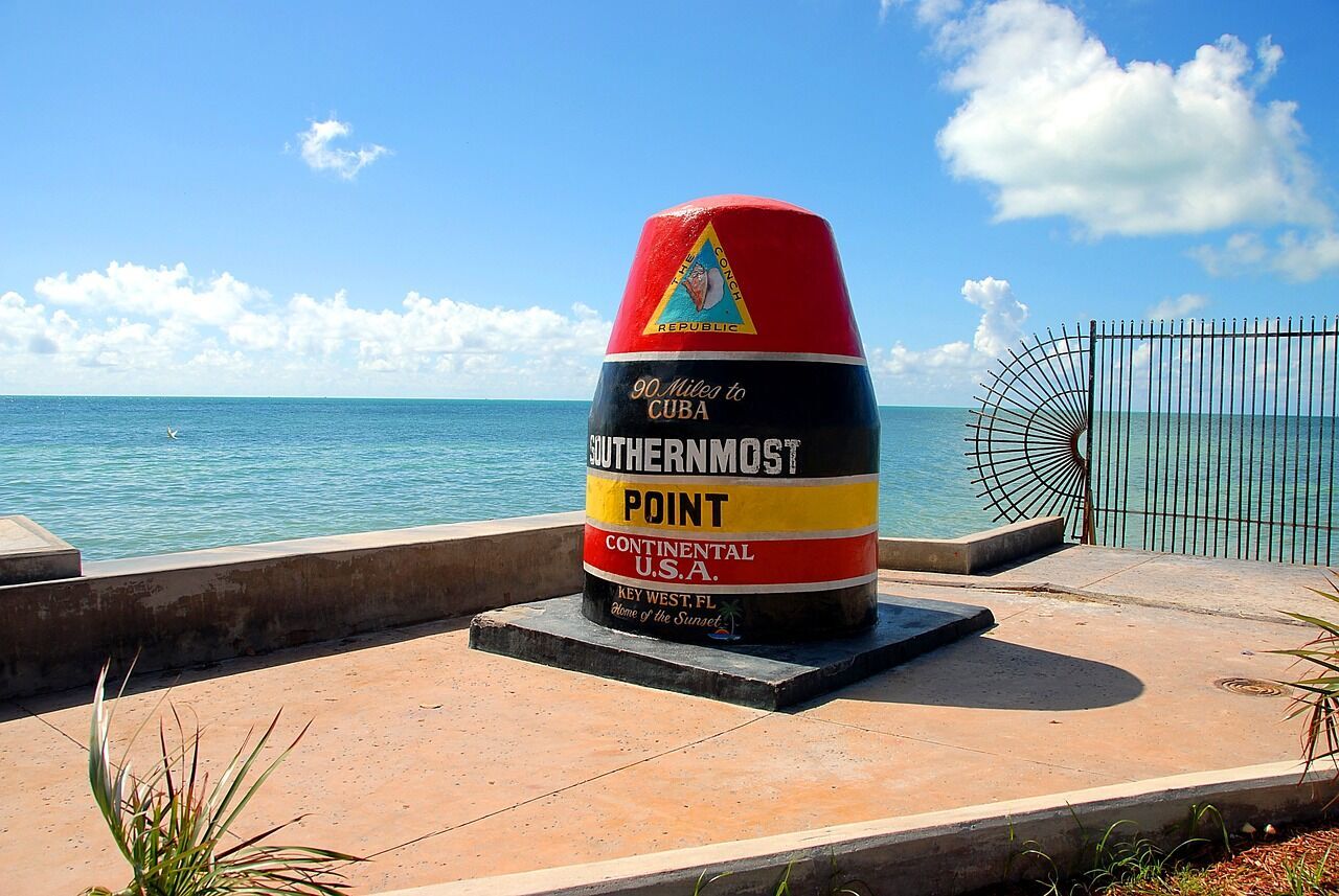 Key West is the southernmost point in the United States