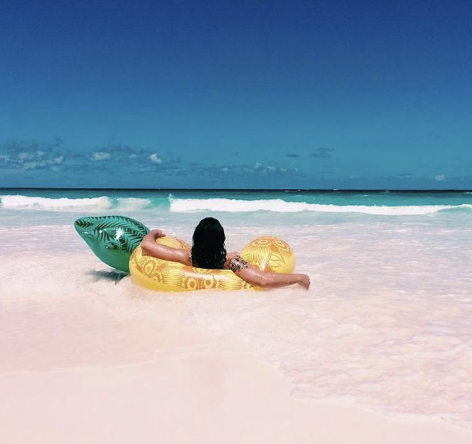 There are several pink beaches in the Bahamas