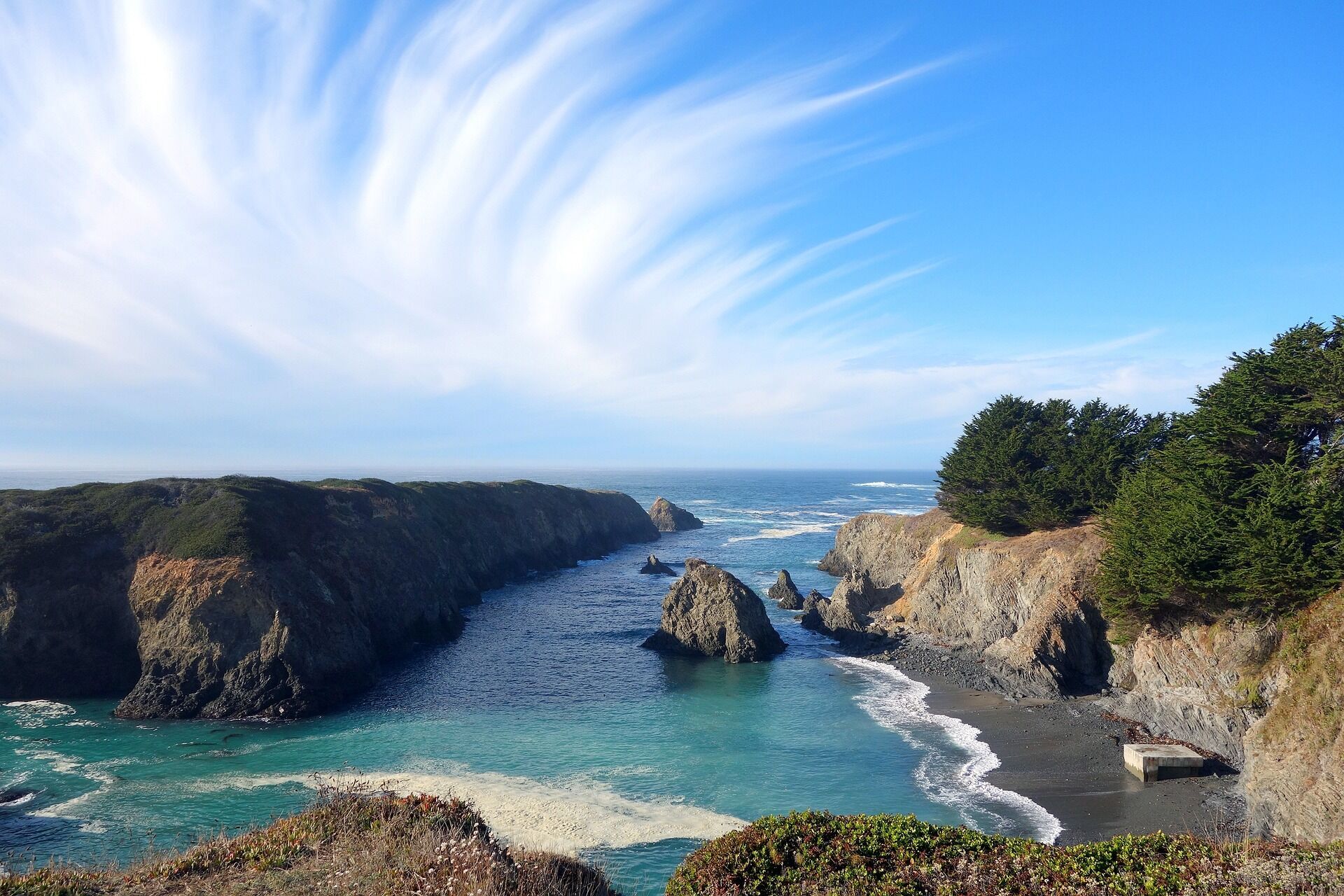 The best tourist destination in Northern California, Mendocino County. What to see, where to stay and what to do in 24 state and national parks