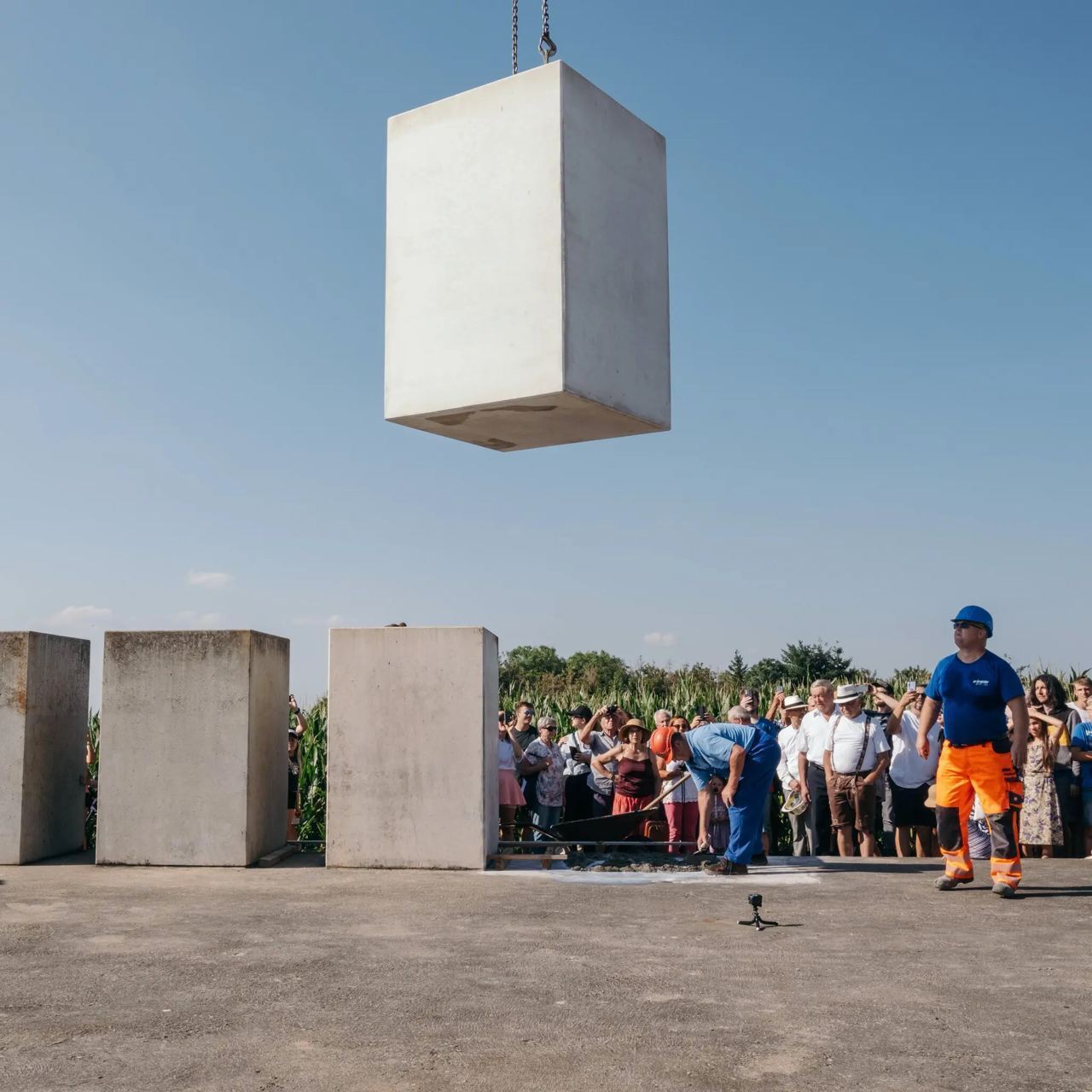 The "Pyramid of Time" is being built in Germany, to be completed in 3183: photo