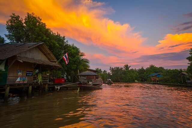 The best time to go rafting in Thailand is October