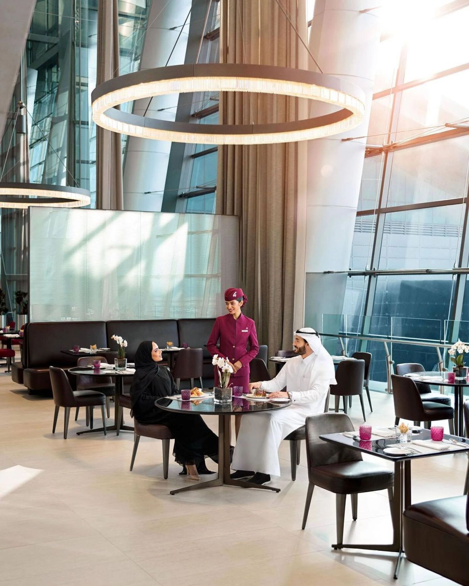 Spa centers, private lounges, gourmet dining: 7 of the most luxurious airport lounges for luxury travelers