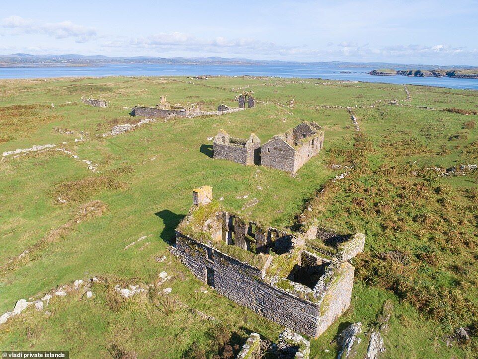 The fairytale island off the coast of Ireland has been put up for sale at the price of an average house in London. Photo