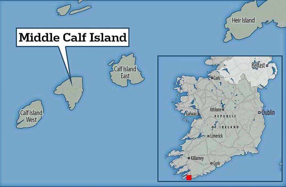 The fairytale island off the coast of Ireland has been put up for sale at the price of an average house in London. Photo