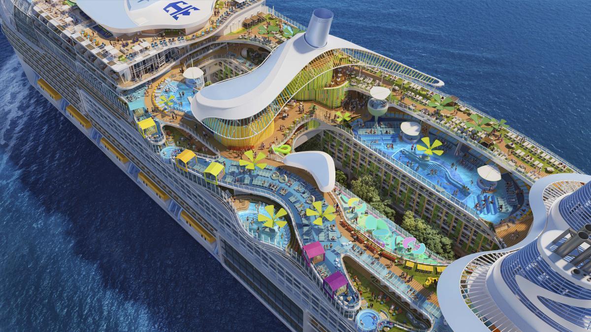 The world's largest cruise ship, Icon of the Seas, is getting ready for its maiden voyage