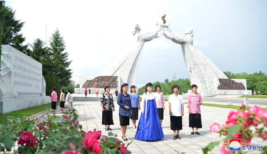 The Arch of Reunification with South Korea was demolished in the DPRK. Photo