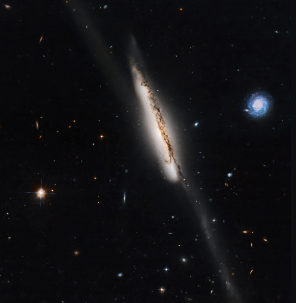 The Hubble Telescope photographed a "stellar bridge" between galaxies: photo
