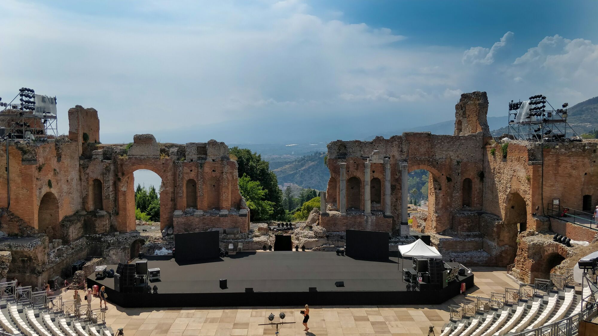 Teatro Antico di Taormina, Via del Teatro Greco, Taormina, Province of Messina, Sicily, Italy