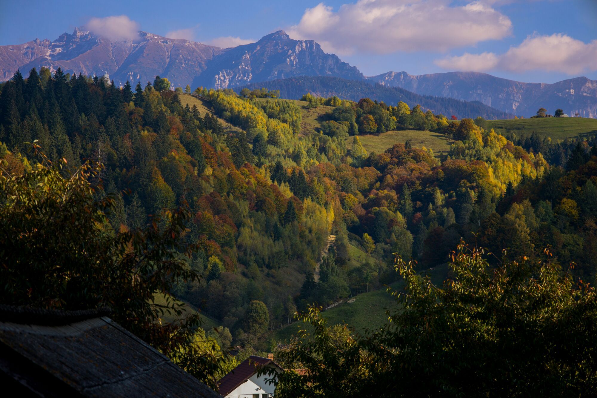 The beautiful mountains of Romania