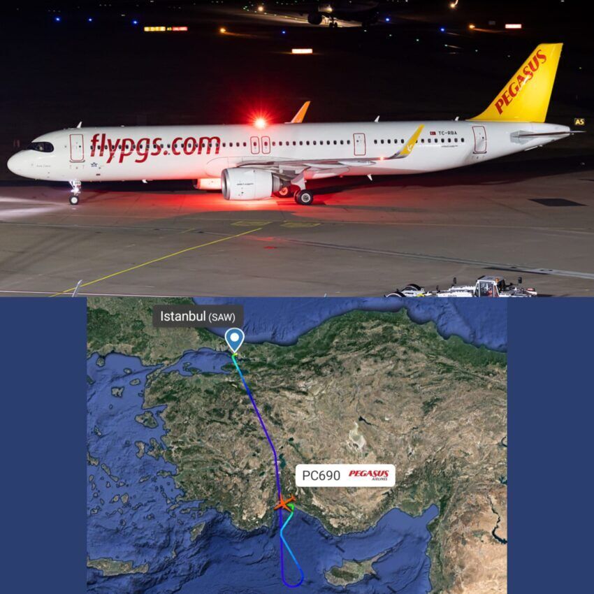 "Help!" cries from the cargo compartment forced the Turkish plane to make an emergency landing