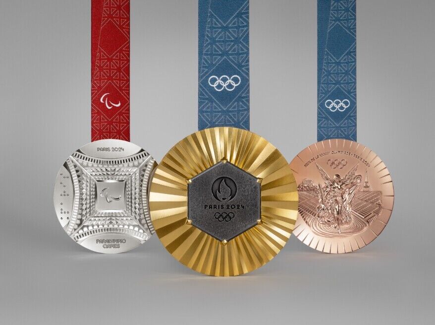 Each medal of the 2024 Olympics will contain 18 grams of iron from a well-known tourist attraction