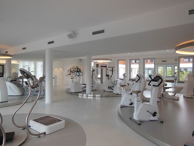 Fitness center at top hotels in Paros