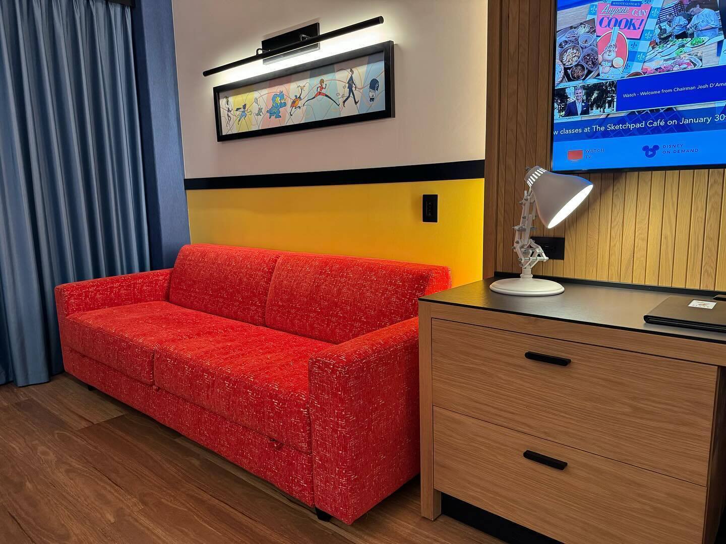 In the USA, a hotel themed around Pixar animation characters has been unveiled
