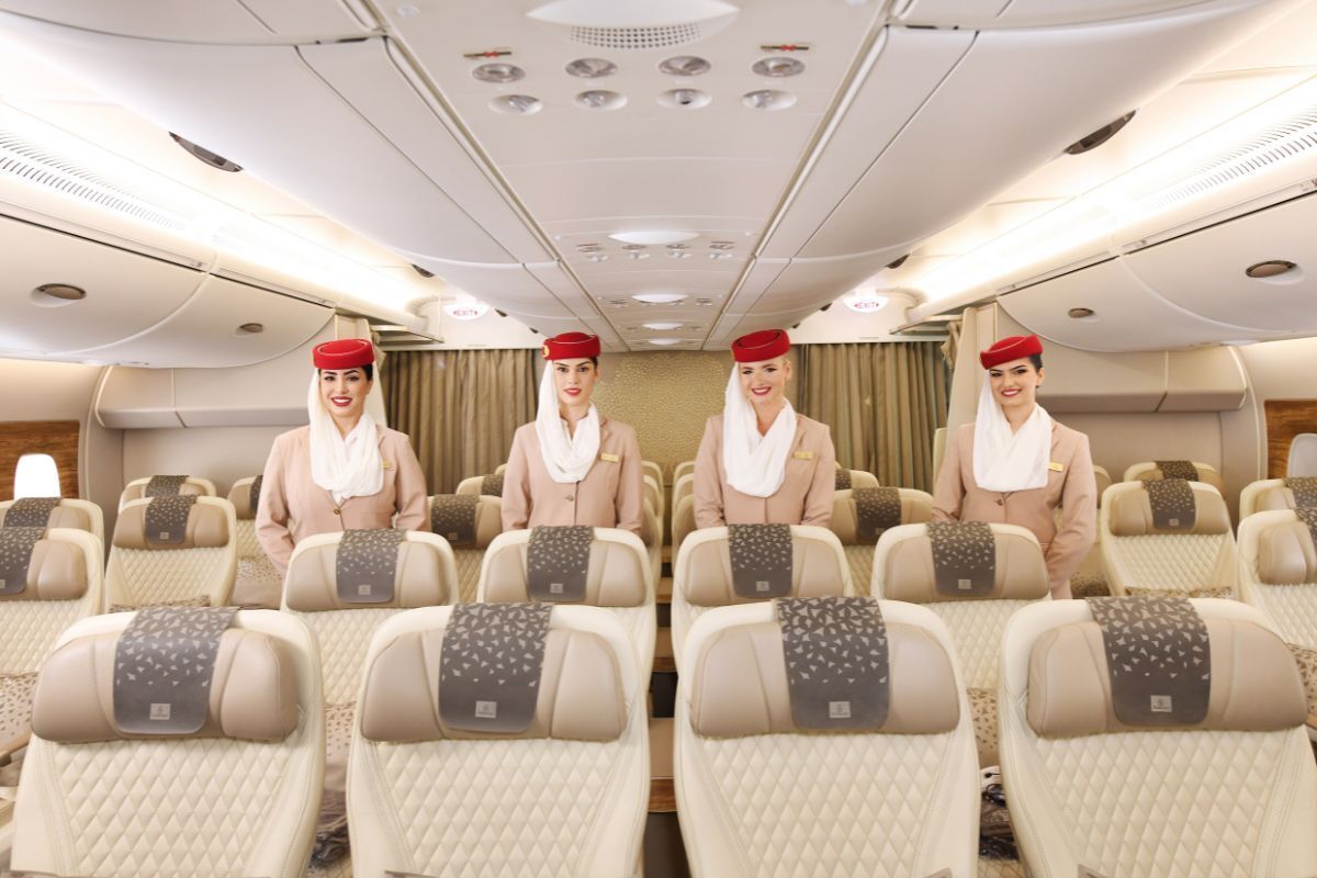 Emirates will release a series of bags and accessories made from recycled parts of Boeing 777 and Airbus A380 aircraft