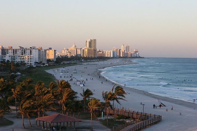 White-sand beaches near Miami's top hotels