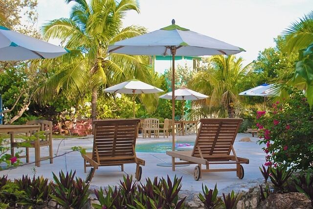 Beautiful lounge areas at the best resorts in the Caribbean