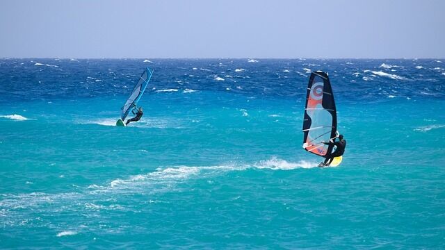 Windsurfing in Barbados