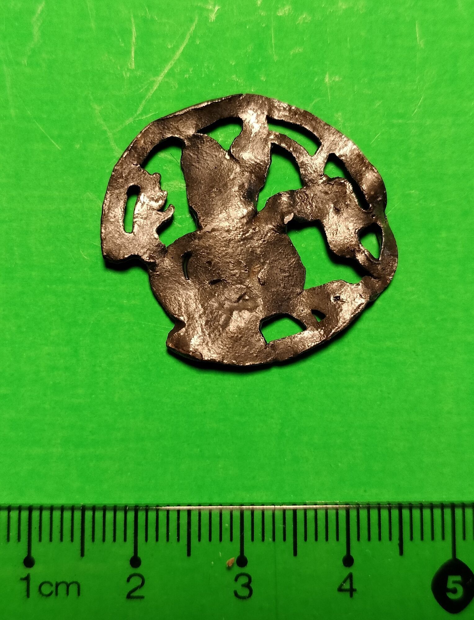 Medieval "pilgrim's badge" with basilisk image found in Poland: photo