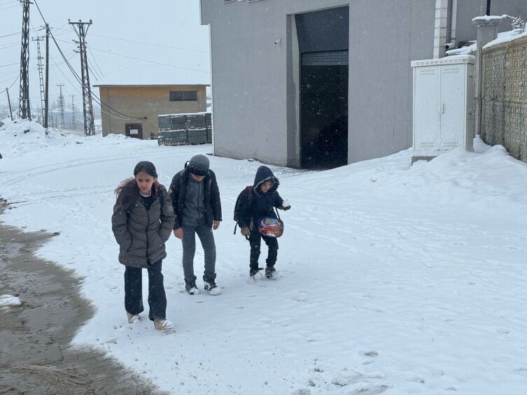 Snowfall in eastern Turkey: more than 150 settlements are blocked. Photo