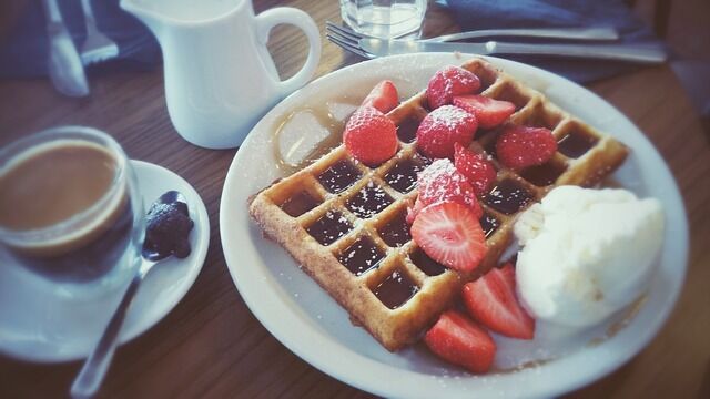 Classic breakfast at the top hotels in Bruges