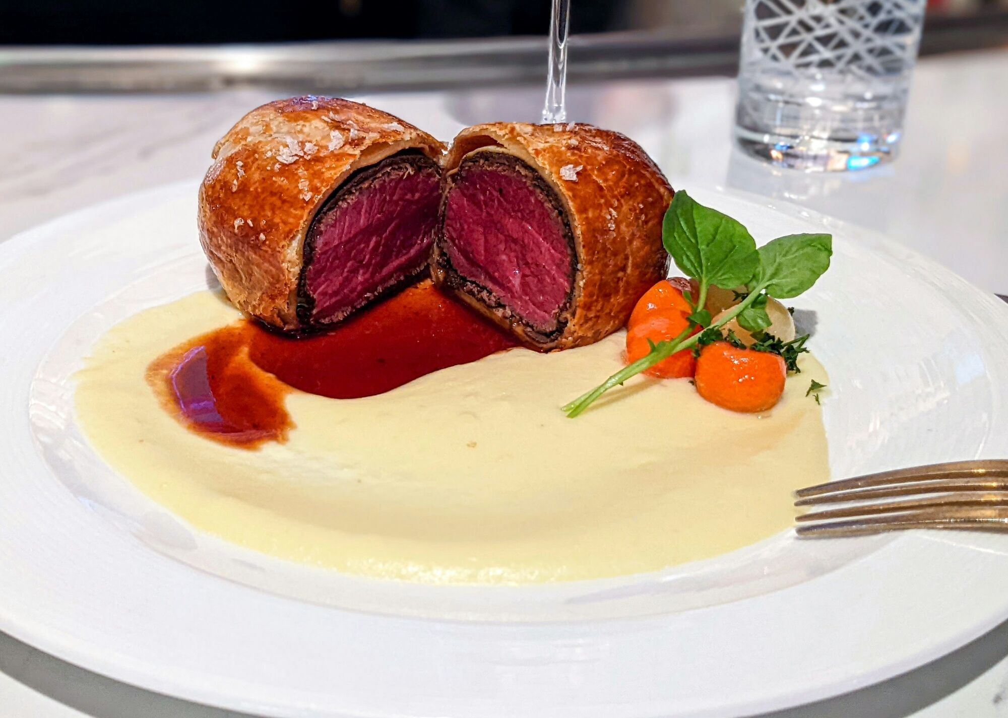 Beef wellington from Hell's Kitchen in South Lake Tahoe.