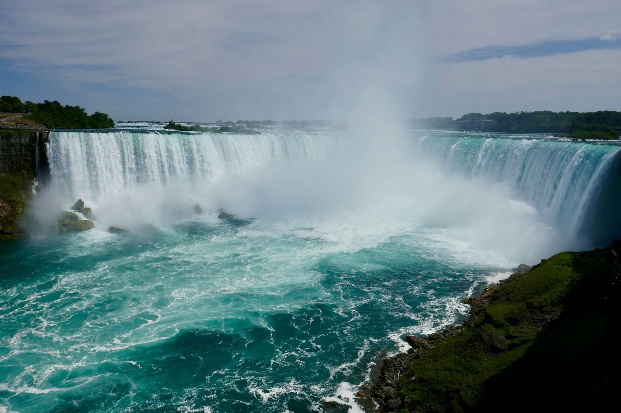 Niagara Falls on the Canada–US border