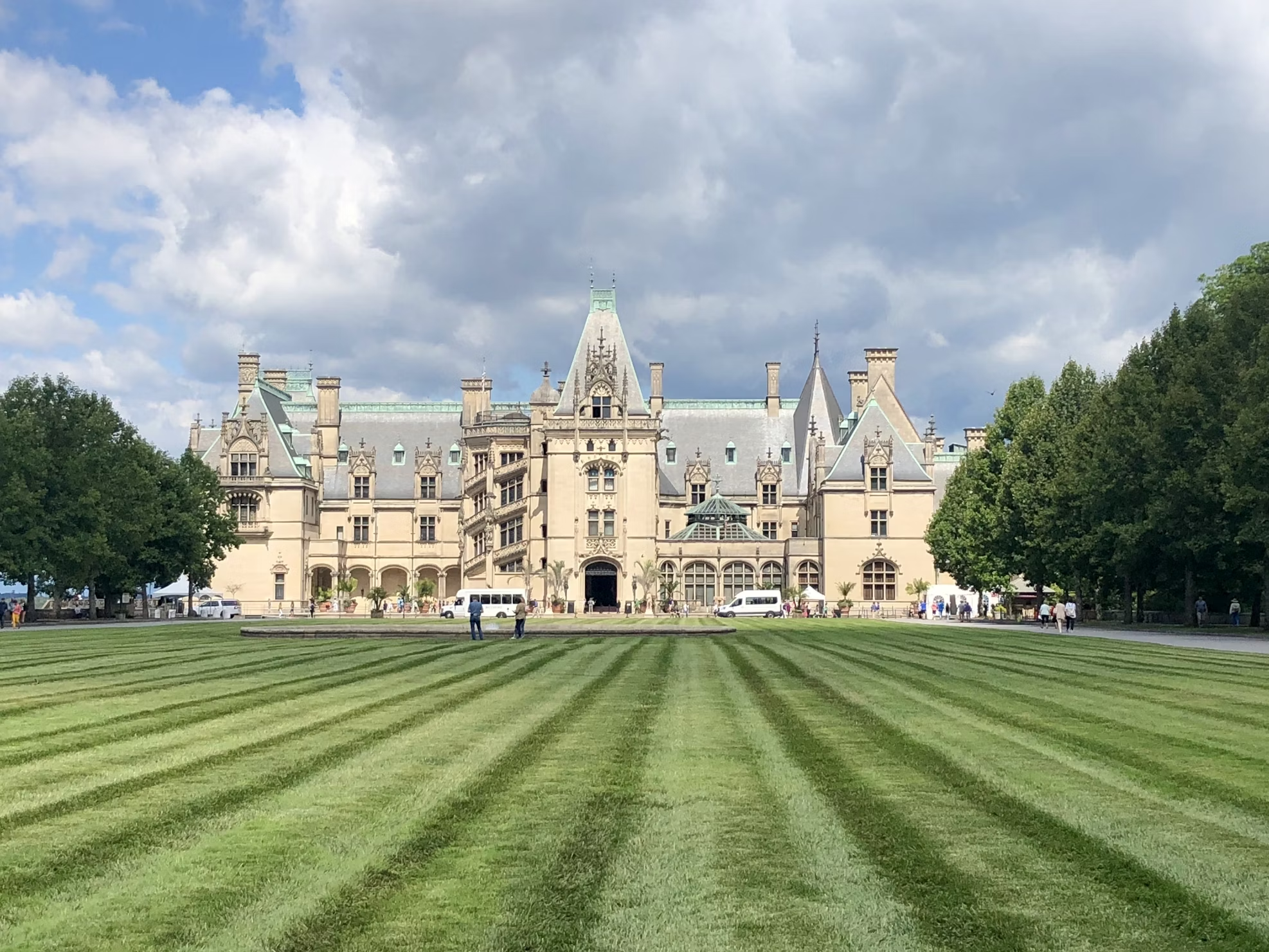The historic Biltmore Estate mansion in Asheville, North Carolina