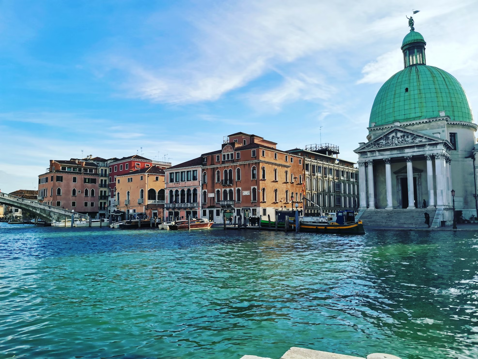 Venice canal near Santa Lucia station