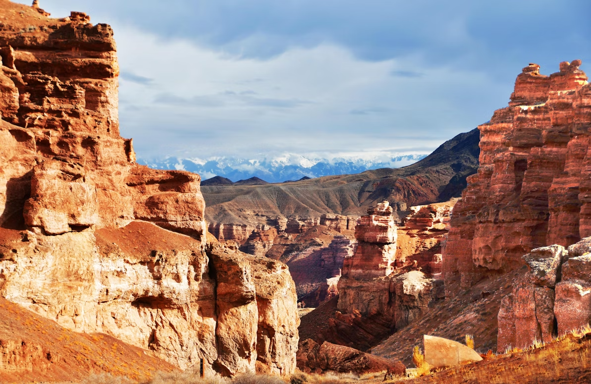 Charyn Canyon landscape in Kazakhstan