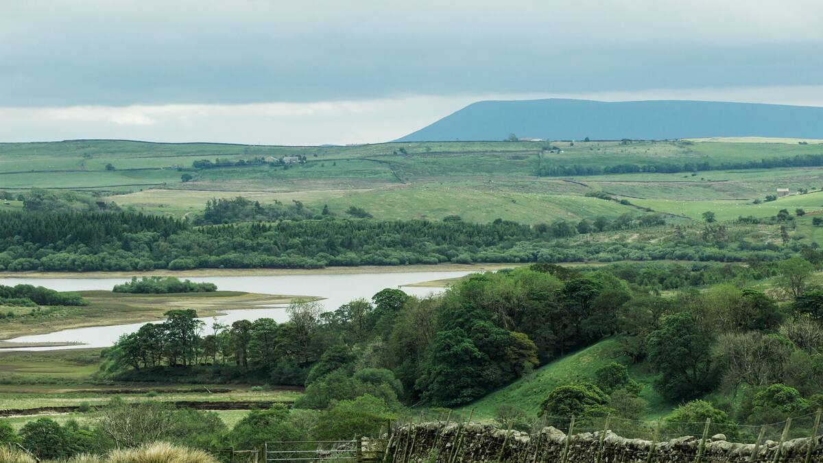 Scenic view of the Forest of Bowland in northern England