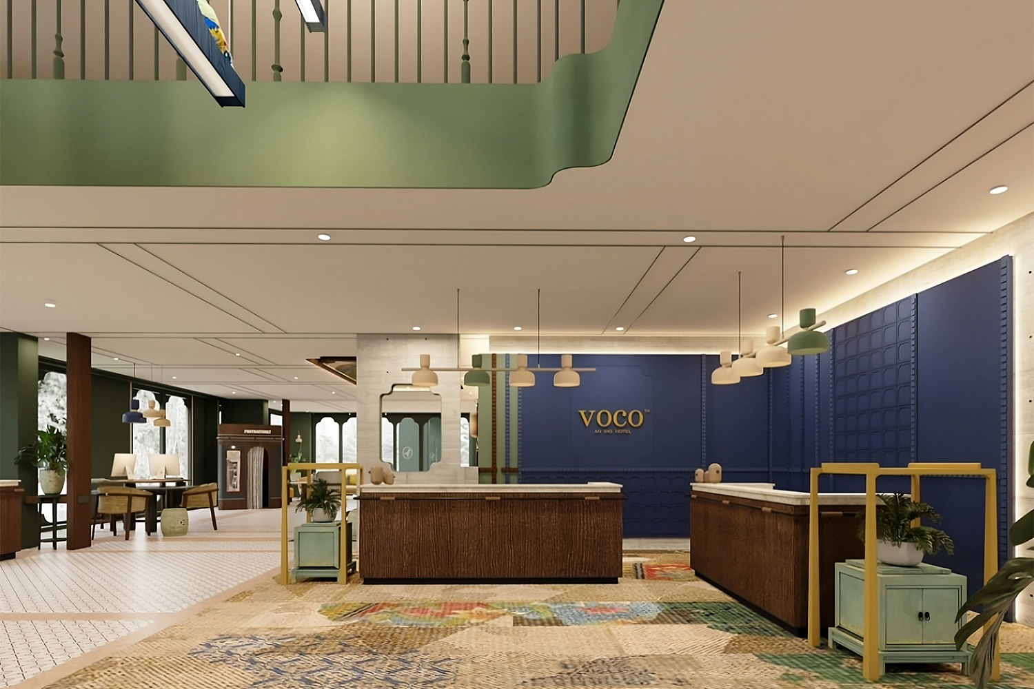 Lobby of voco Phuket Bangtao with contemporary design
