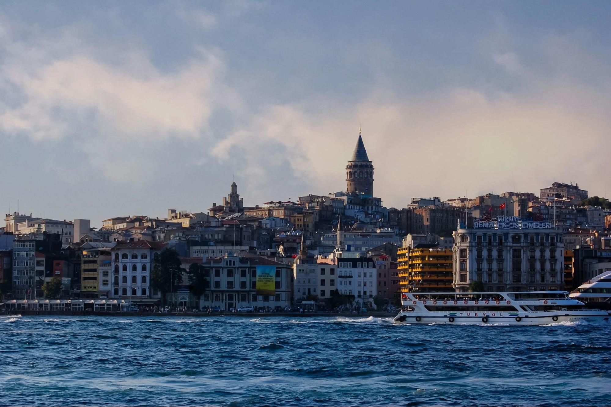 Galata Tower and Bosphorus view