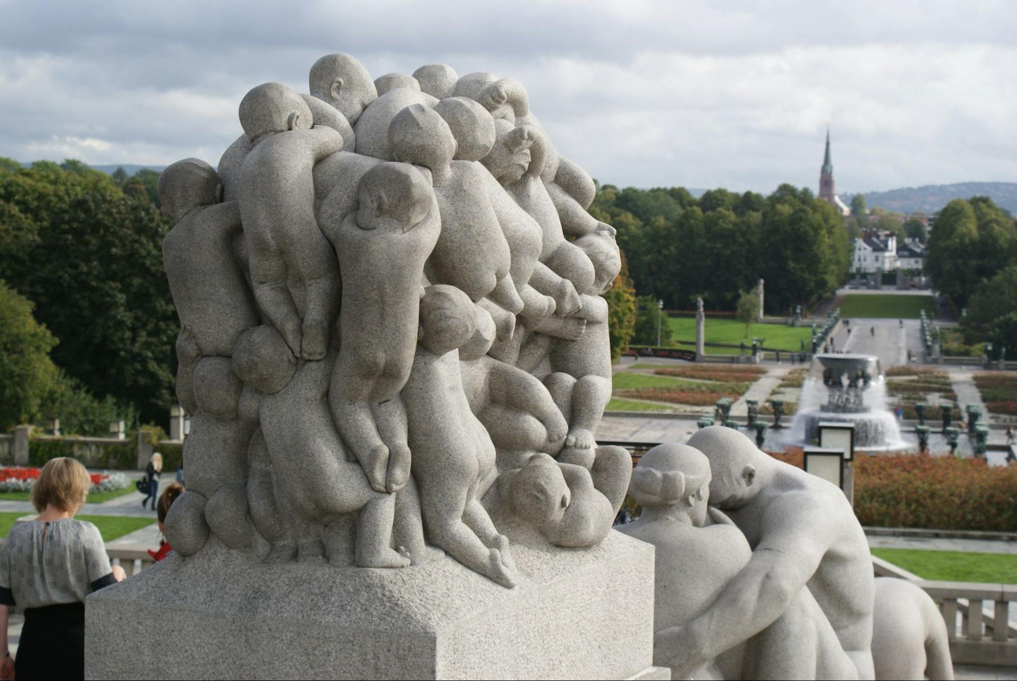 Granite sculpture in Oslo’s Vigeland Park