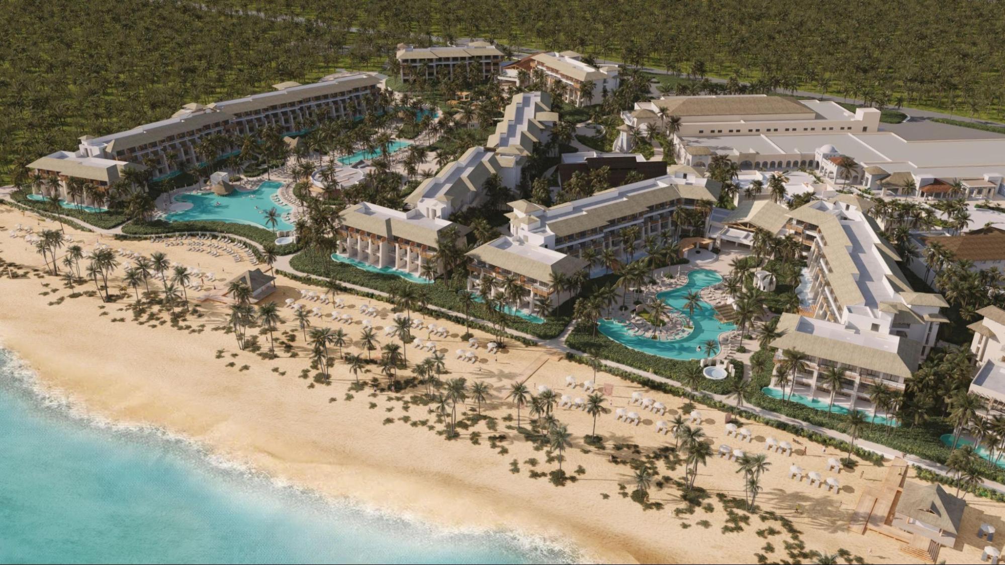 Beachfront all-inclusive resort with pools