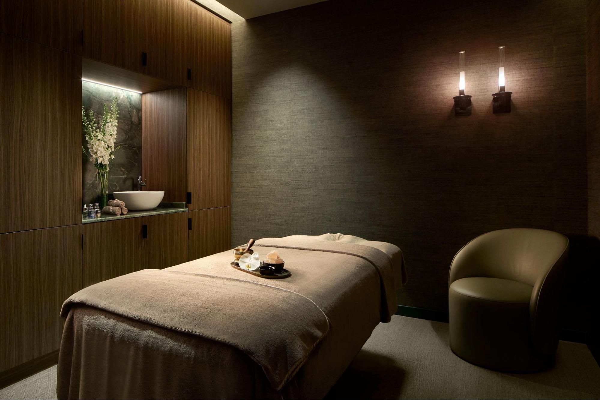 Massage treatment room at Tivoli President Milano Wellness Club