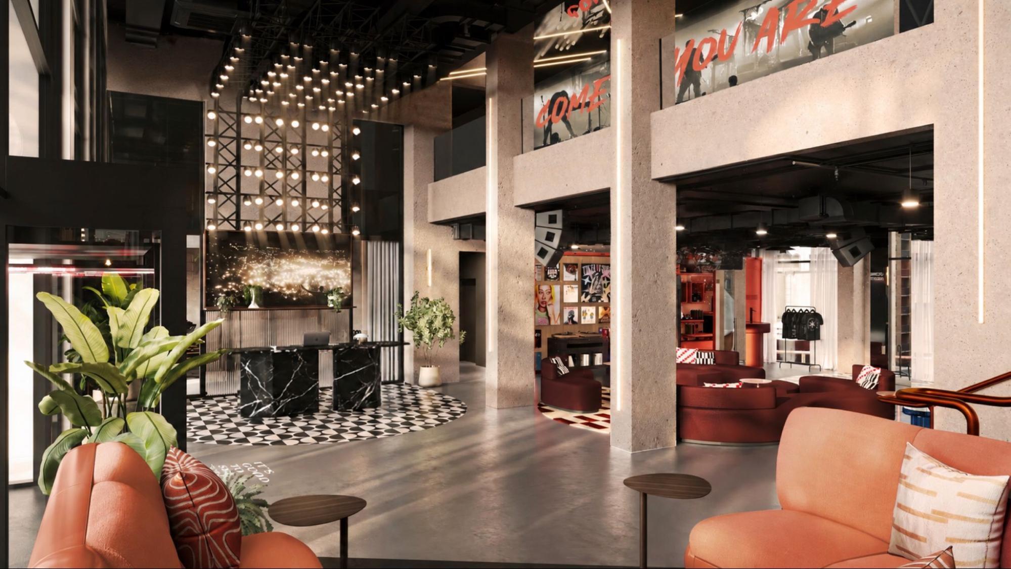 Tempo by Hilton Munich Airport Arena reception area