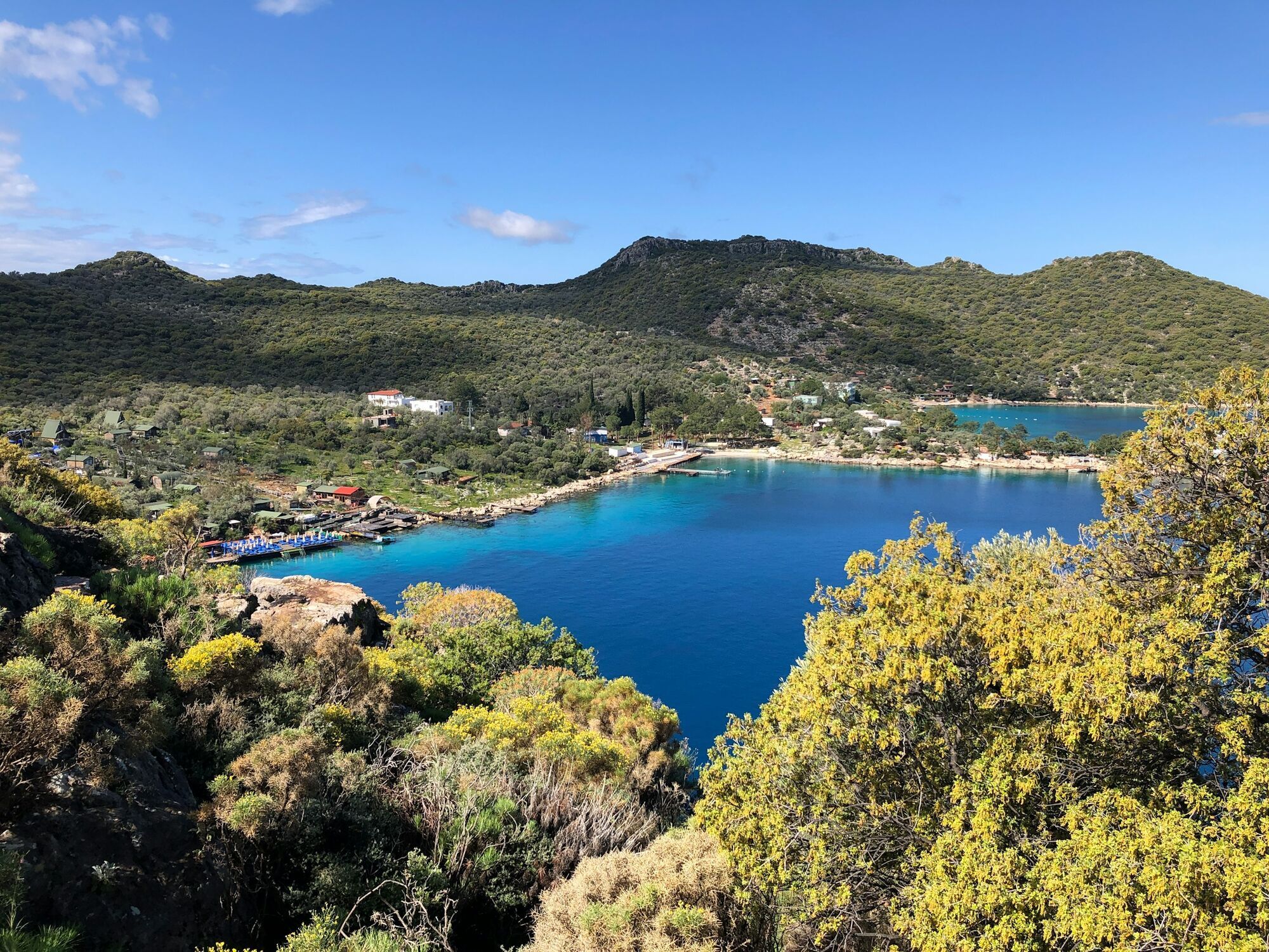 Turquoise bay on Turkey’s Aegean coast