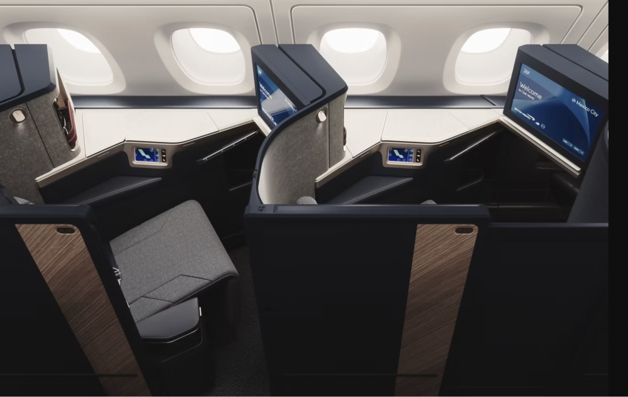 British Airways Club Suite cabin