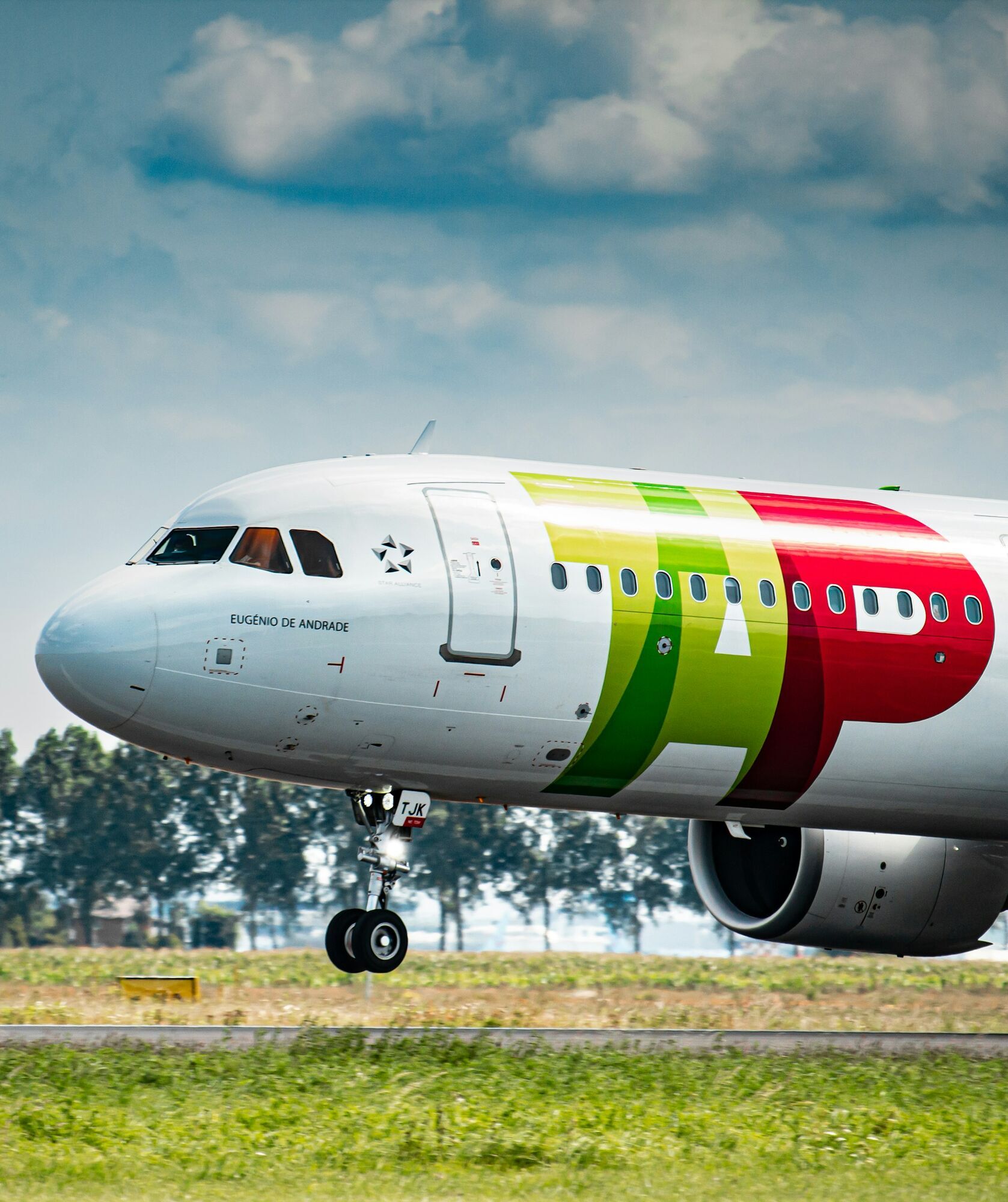 TAP Air Portugal aircraft on runway
