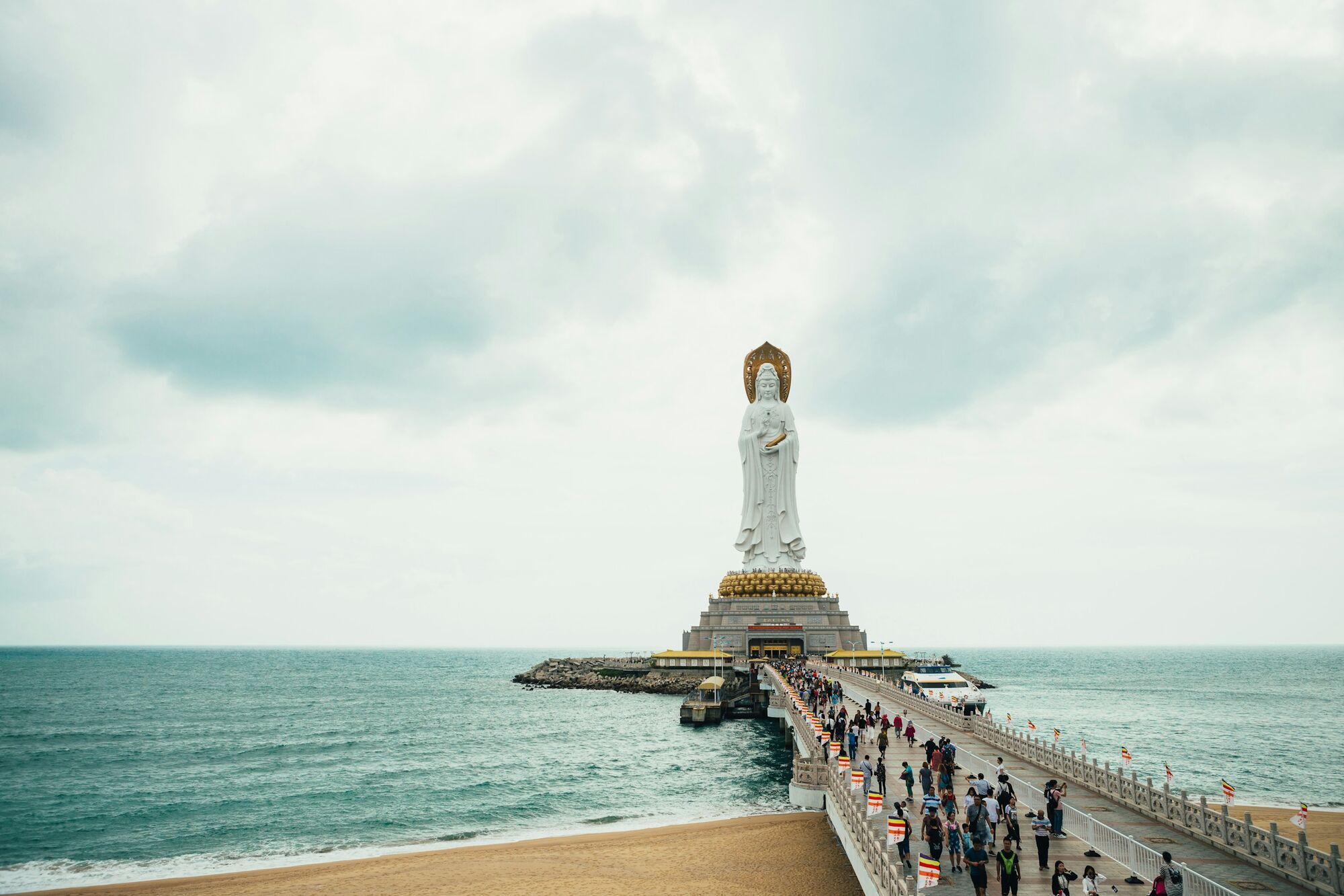 Statue on the coast of Hainan island near Haikou