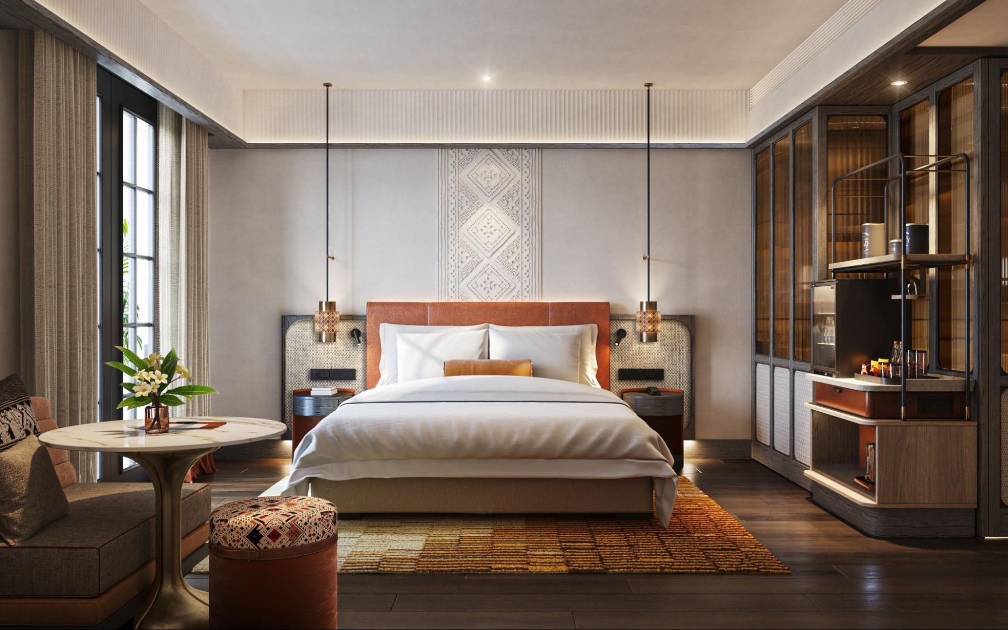 Guestroom design at Avani+ Lanexang Vientiane